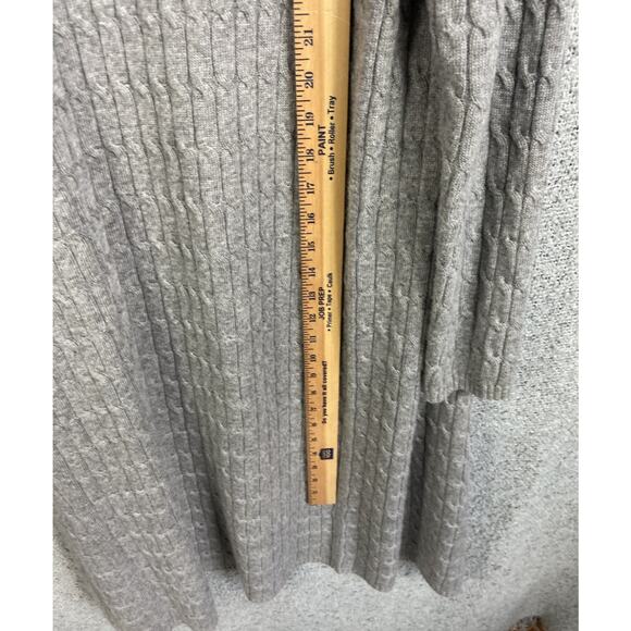 In 2 By In Cashmere Cardigan Sweater Women’s Small Cableknit Long Hooded - Picture 8 of 10
